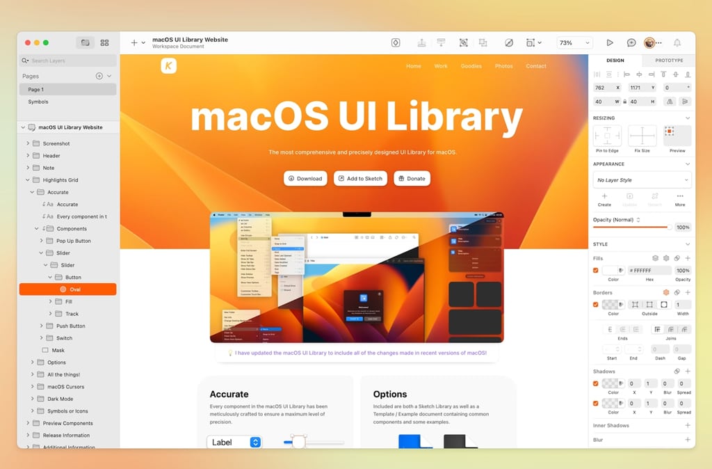 Sketch for Designing User Interfaces